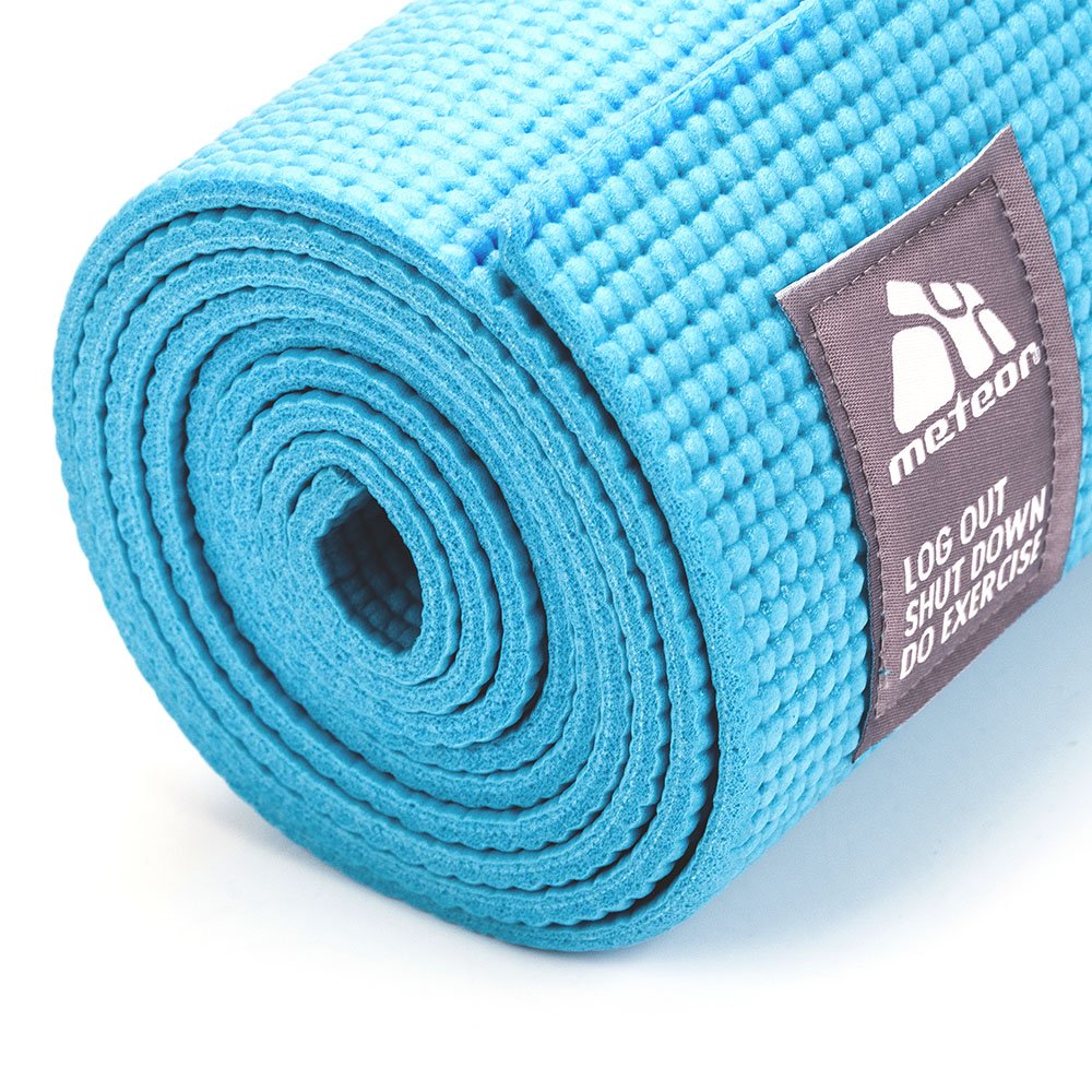 Yoga Mat Meteor 180x60x0 5 Cm Blue Sale Sport Fitness Gym