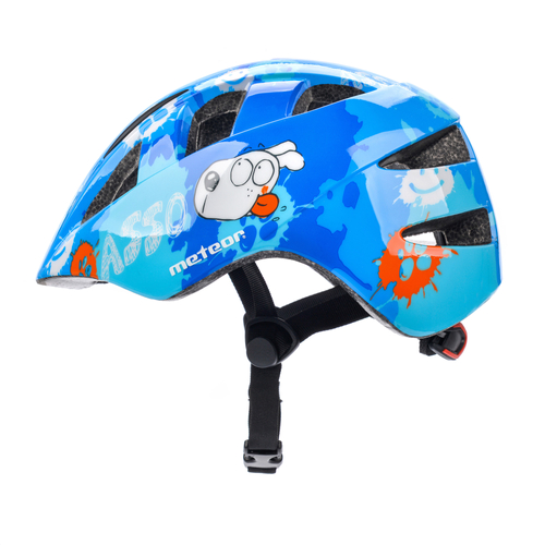 Cycling helmet Meteor PNY11 M 48-53 cm Dogs blue