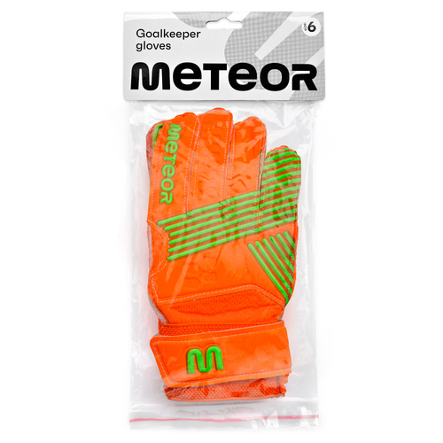 Goalkeeper gloves Meteor Catch 6 orange