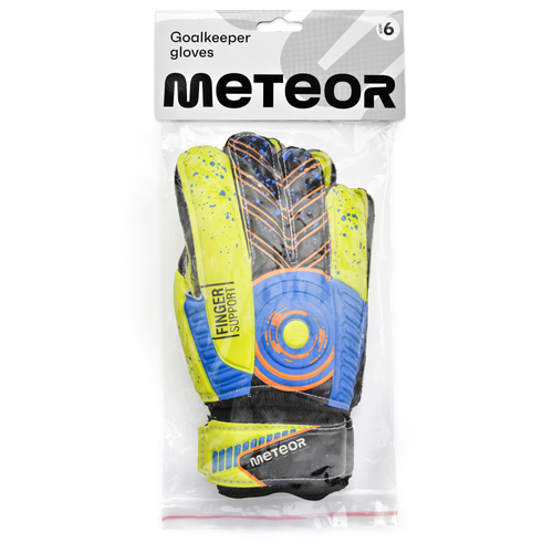 Goalkeeper gloves Meteor Defence 4 yellow