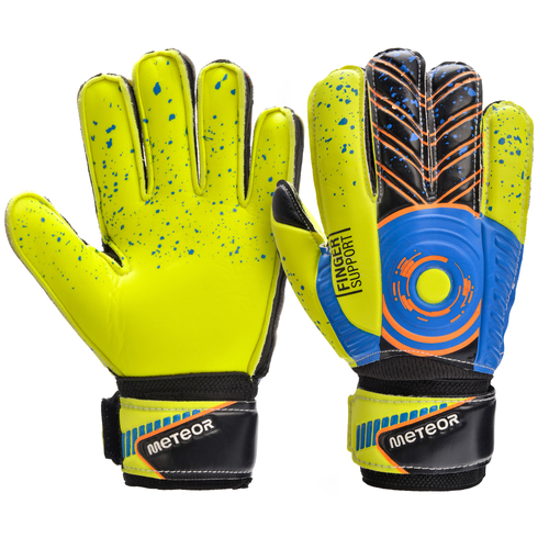 Goalkeeper gloves Meteor Defence 4 yellow