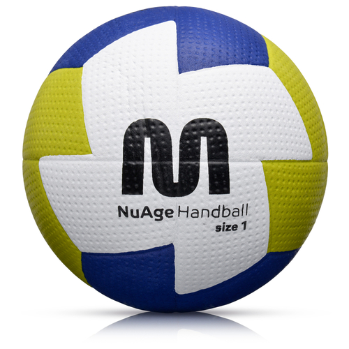 Handball Meteor Nuage junior 1 white/yellow/dark blue