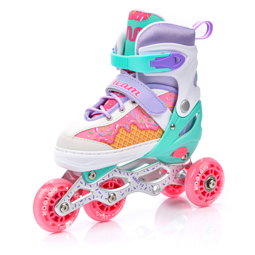 Inline skates Meteor 4w1 Cream M 34-37