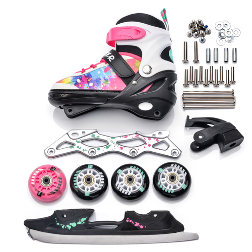 Inline skates Meteor 4w1 Painter L 38-41