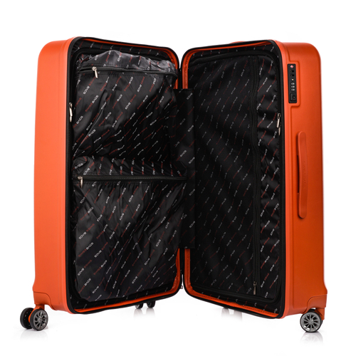 Large Suitcase SwissBags Cosmos 75cm Dark orange