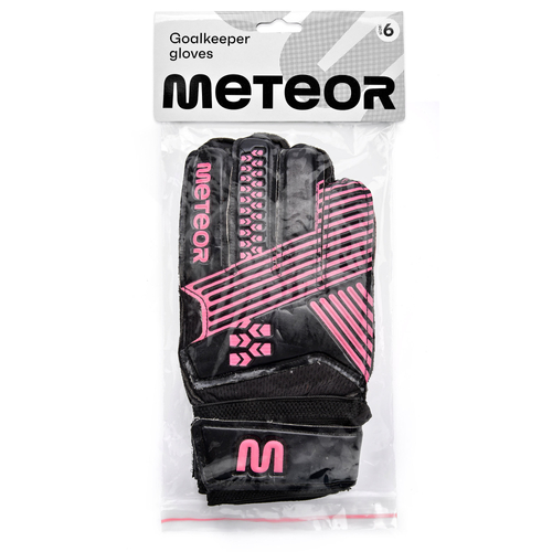 Meteor Catch goalkeeper gloves 7 black/pink