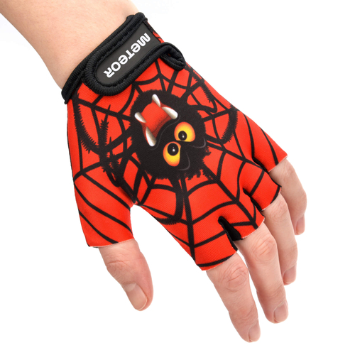 Meteor Kids XS Spider cycling gloves