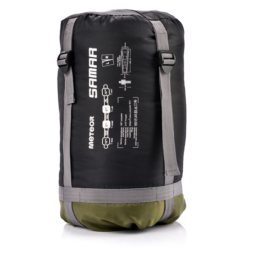 Meteor Samar R sleeping bag olive/black