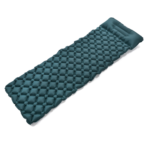 Self inflating mat Meteor 2in1 (pump+drybag) 190×56×5,5 cm sea color