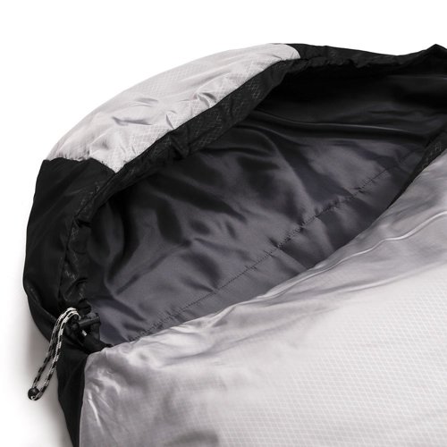 Sleeping bag Meteor Indus R gray / black