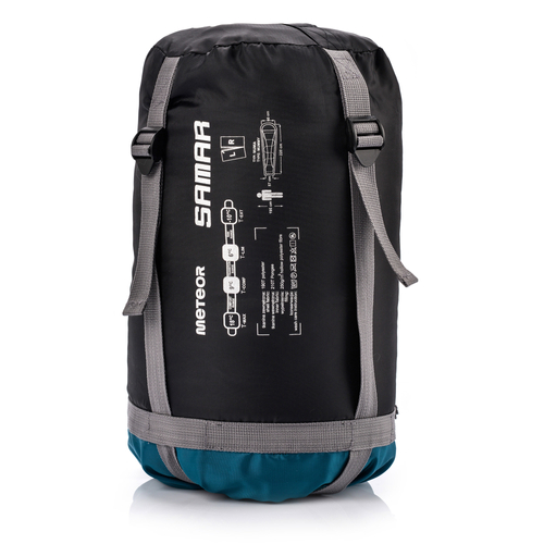 Sleeping bag Meteor Samar L blue / black