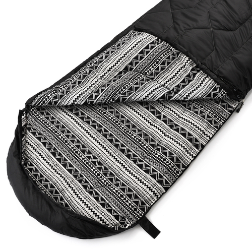 Sleeping bag Meteor Timber cotton black