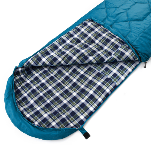 Sleeping bag Meteor Timber cotton blue