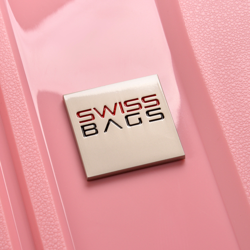 SwissBags Tourist Medium Suitcase 65cm Pink