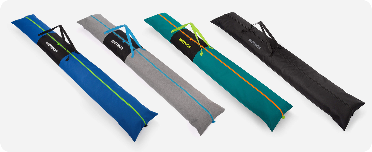 Pokrowiec na narty Meteor Croma szary/czarny Croma