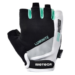 Bike gloves Meteor Gel GX37 XXL white/mint