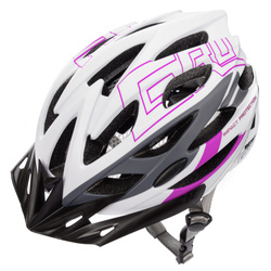 Meteor cycling helmet Gruver M 55-58 cm white/grey/pink