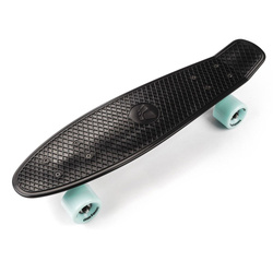 Plastic skateboard Meteor Black/Minth/Silver