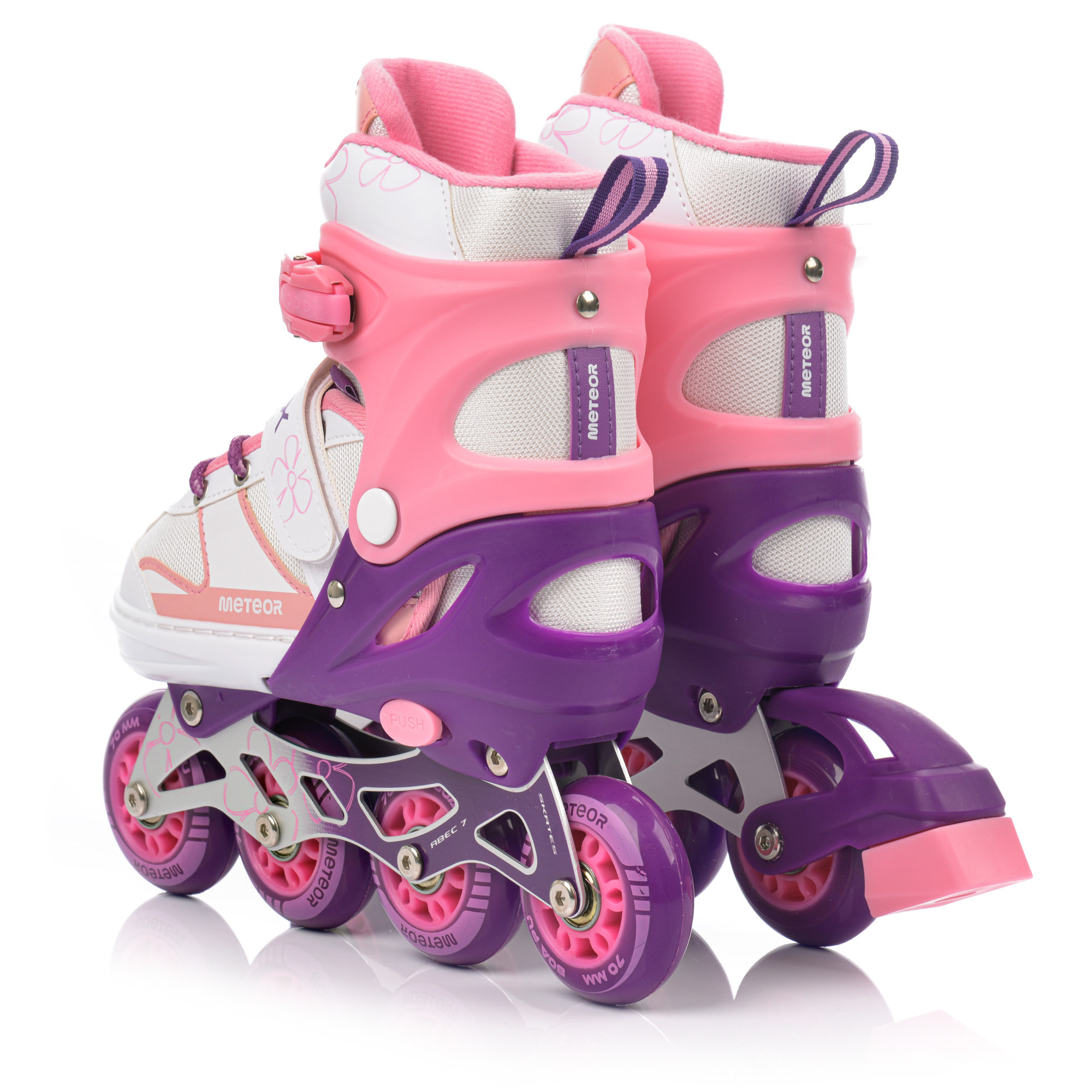 Inline skates Meteor Rox M 34-37 pink M || 34-37 \ Pink | CATEGORIES ...