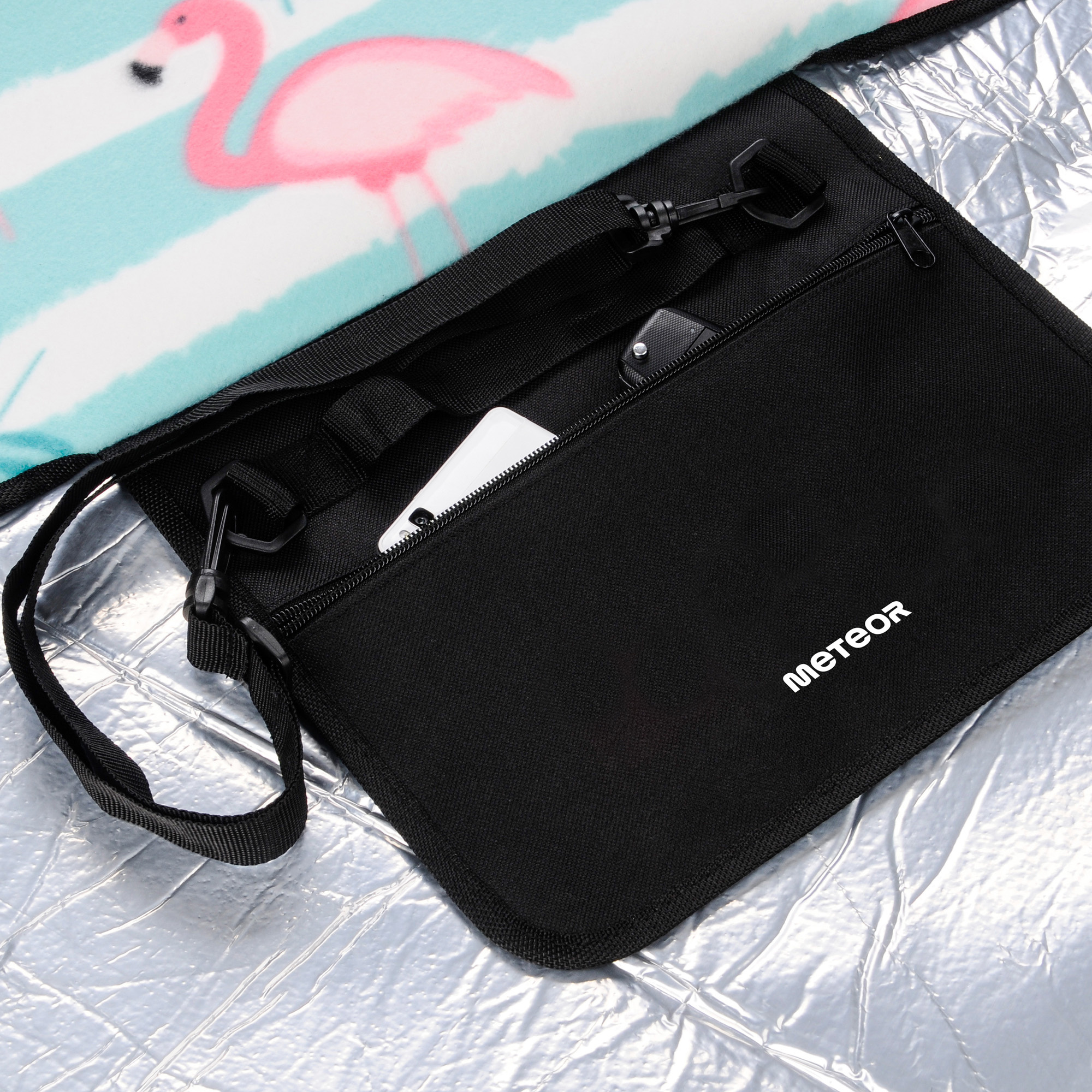 PICNIC BLANKET METEOR XL 180x200 cm flamingos Flamingos \ XL CATEGORIES \ Tourism \ Picnic