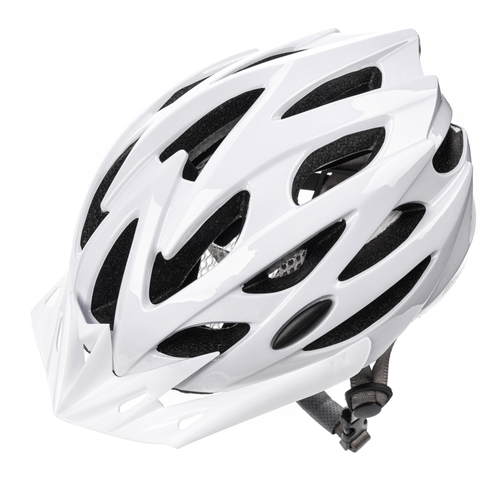 Bike helmet Meteor Marven M 55-58 cm white shiny