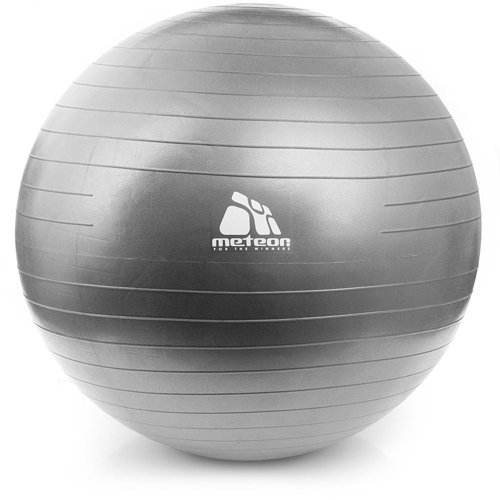 Fitness ball Meteor 85 cm silver