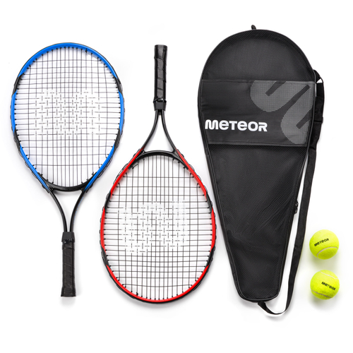 Meteor Clay Tennis Set 2 rackets, 2 balls, size 23