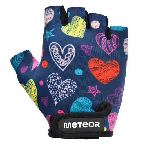 Meteor Kids M Hearts cycling gloves