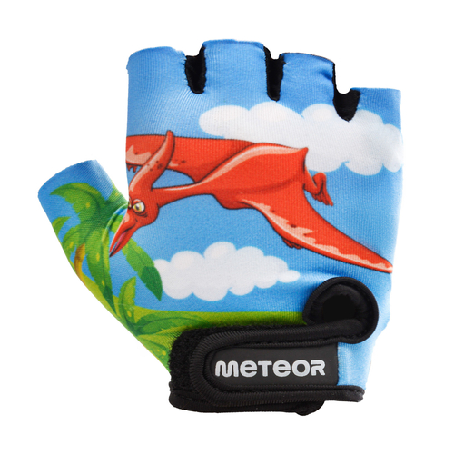 Meteor Kids XS Dinosaur cycling gloves