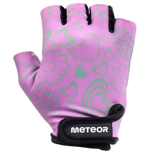 Meteor Kids XS Flower cycling gloves