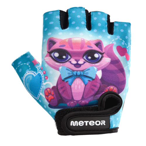 Meteor Kids XS Kitty cycling gloves