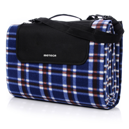 Picnic Blanket Meteor 3XL 220x200 cm blue checker