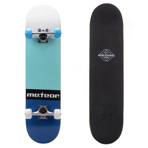 SKATEBOARD METEOR SALTY blue/mint