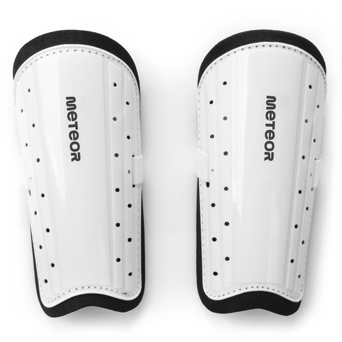 SOCCER SHIN GUARD METEOR L white