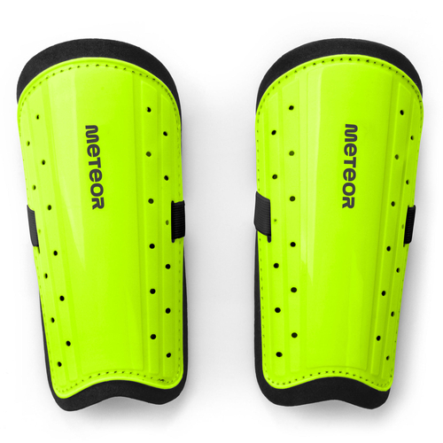 SOCCER SHIN GUARD METEOR XS neon green