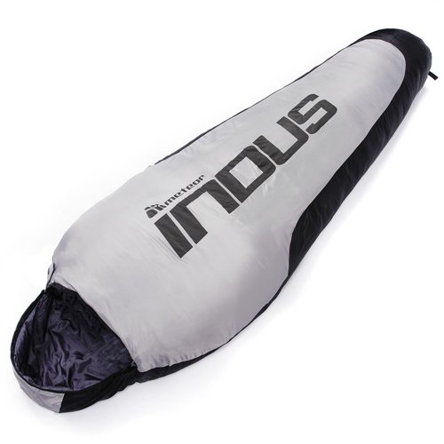 Sleeping bag Meteor Indus R gray / black