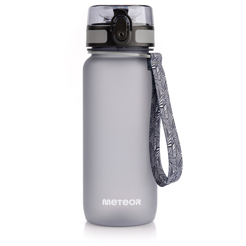 Sports water bottle Meteor 650 ml gray