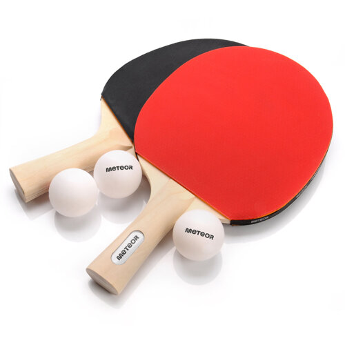 Table tennis set Meteor 2 rackets + 3 balls in cover