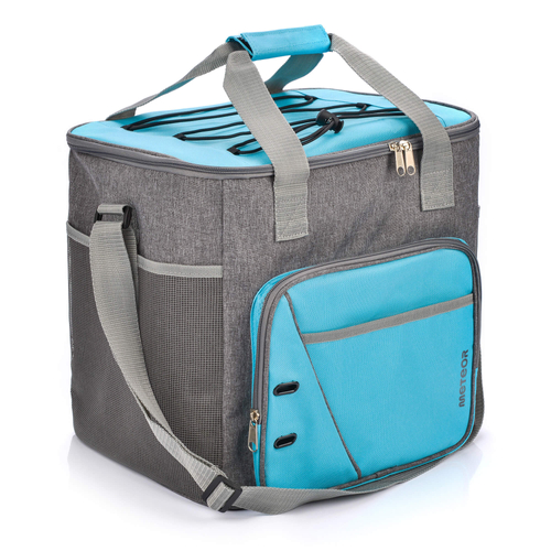 Thermal bag Meteor Frosty 30l blue / gray melange