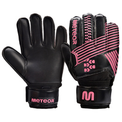 Meteor Catch goalkeeper gloves 6 black/pink