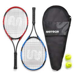 Meteor Clay Tennis Set 2 rackets, 2 balls, size 27