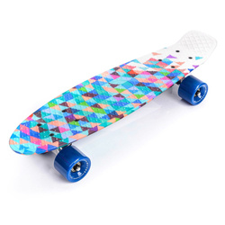 Meteor Multicolour Geometrisches Skateboard