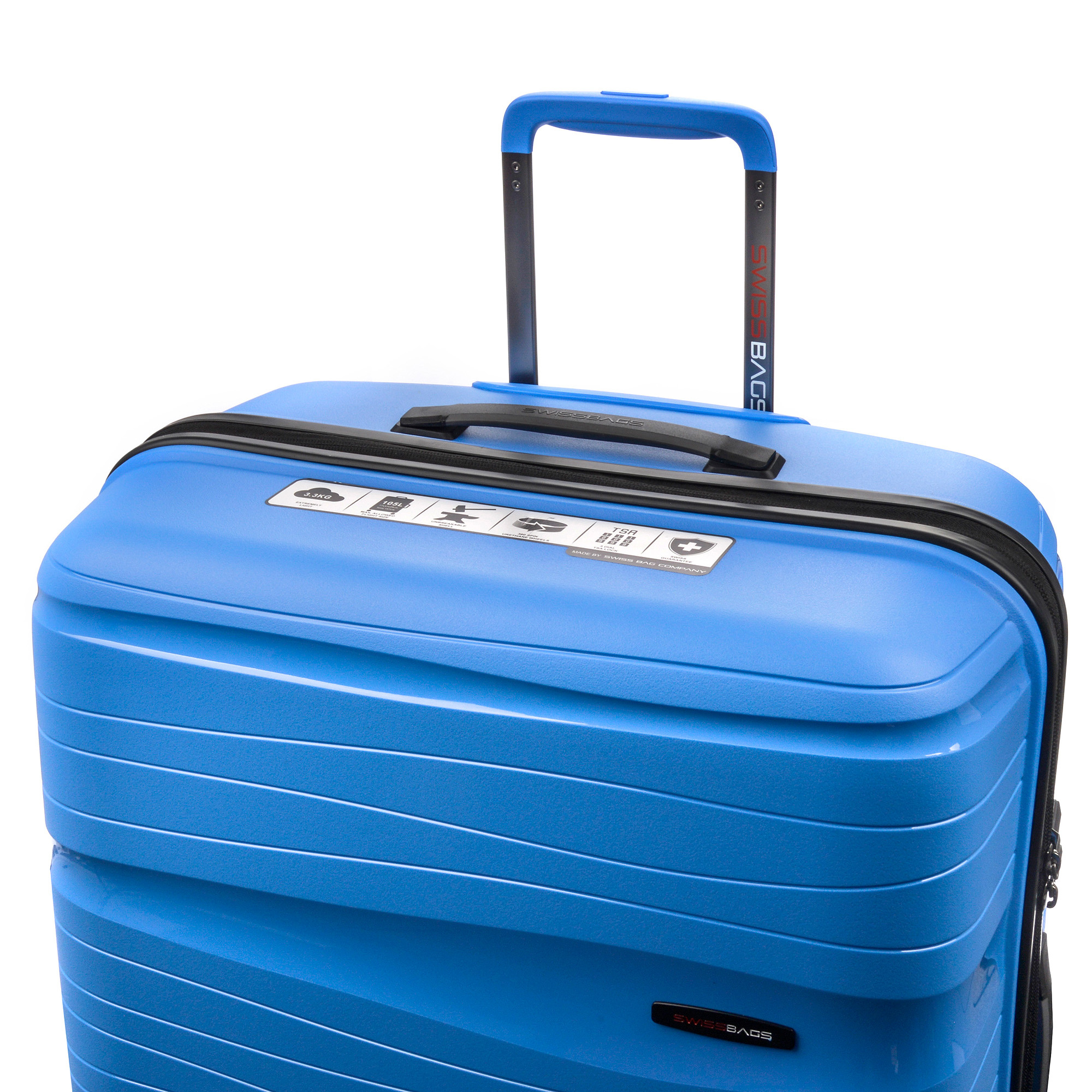 Grosser Koffer SwissBags Wave 77cm blau Large \ Blue Kategorie