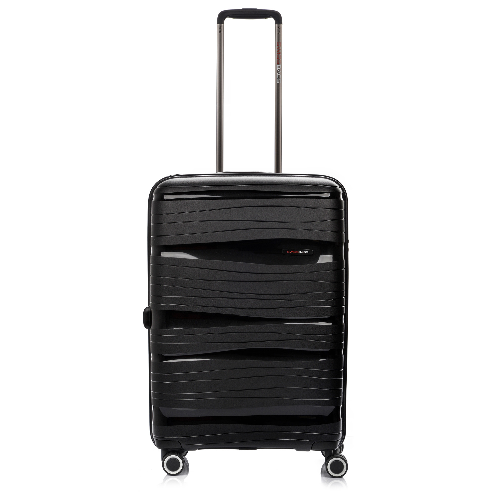 SwissBags Wave Medium Koffer 67cm schwarz Mittel \ Black Kategorie
