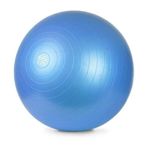 Fitnessball Meteor mit Pumpe 65 cm blau