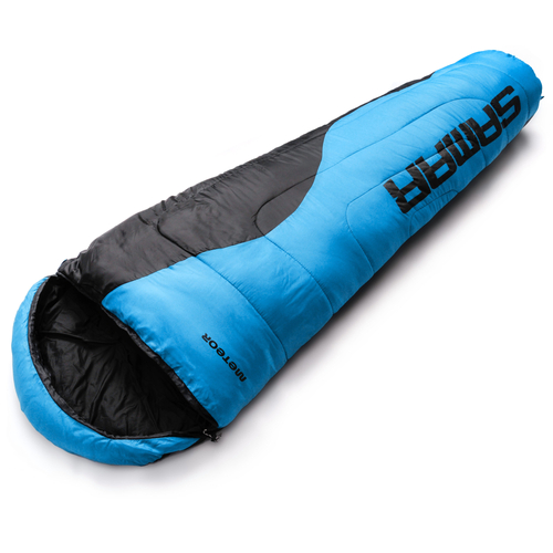 Schlafsack Meteor Samar R blau/schwarz