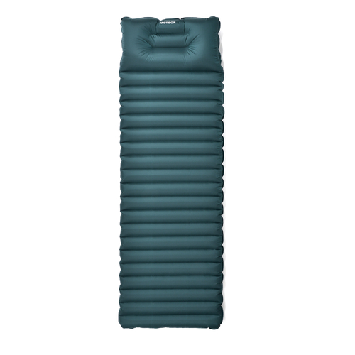 Selbstaufblasbare Matratze Meteor 2in1 (Pumpe + Drybag) 188×60×8,5 cm in der Farbe Meer.