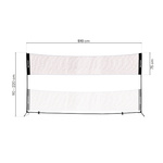 Portable badminton net Meteor 5.1x2.2 m