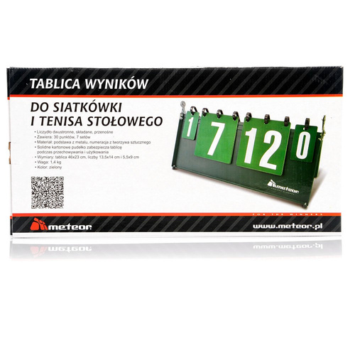 SCOREBOARD METEOR 1-30 points, 1-7 sets