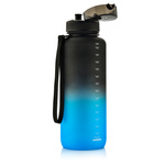 Meteor sports water bottle 1500 ml black/blue